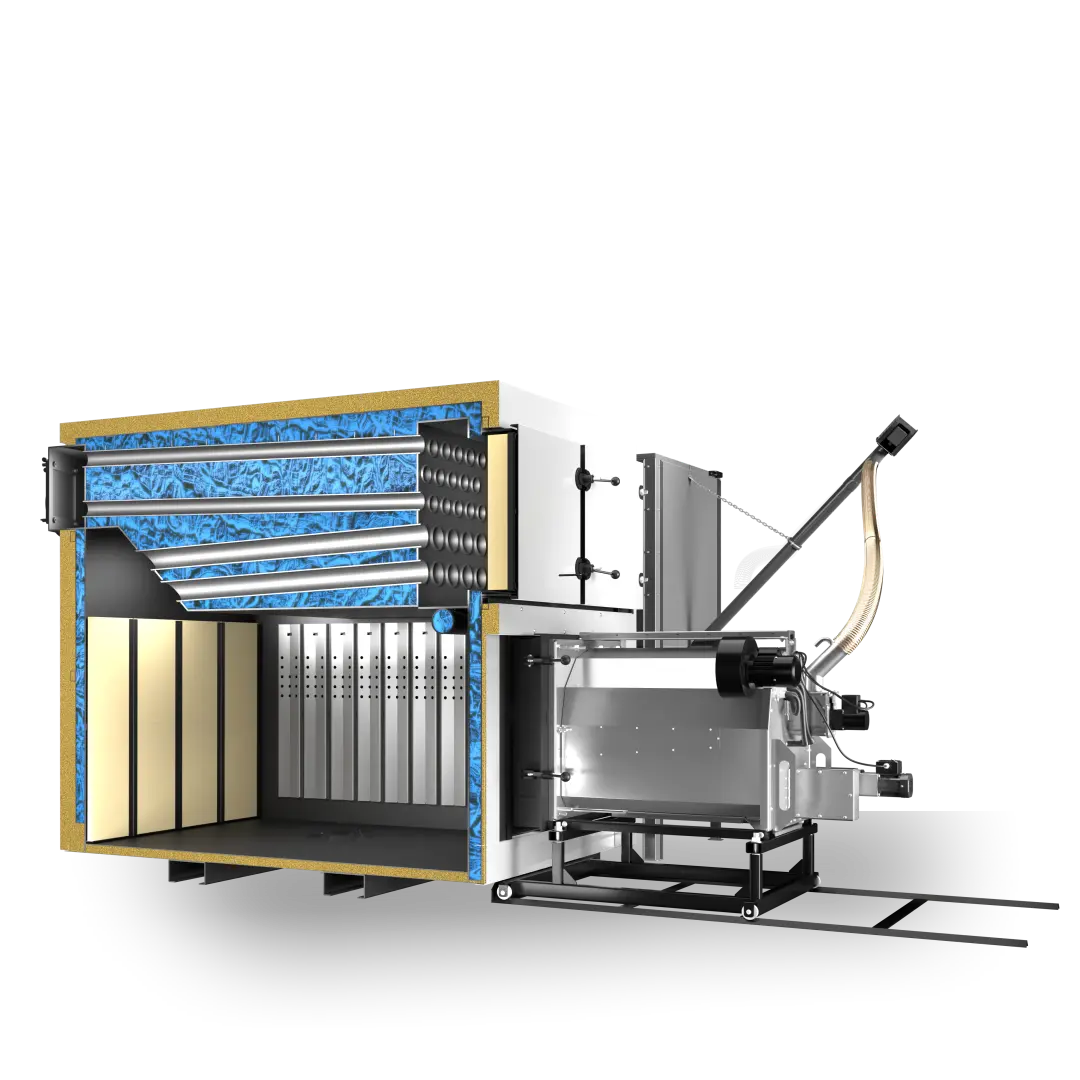 GRAND PELLET 400 500 przekroj METAL FACH Technika Grzewcza