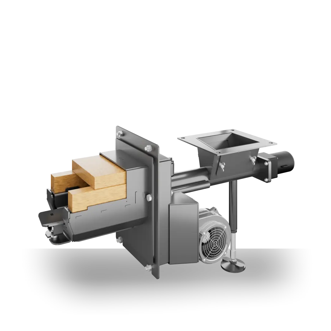 Palnik rynnowy na pellet METAL-FACH Technika Grzewcza