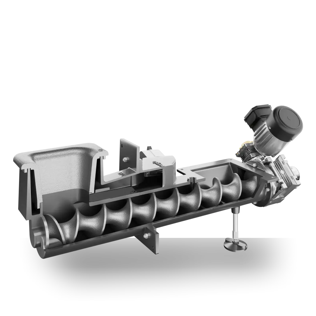 Przekrój palnika na ekogroszek Ekoenergia II żeliwnego – METAL-FACH Technika Grzewcza
