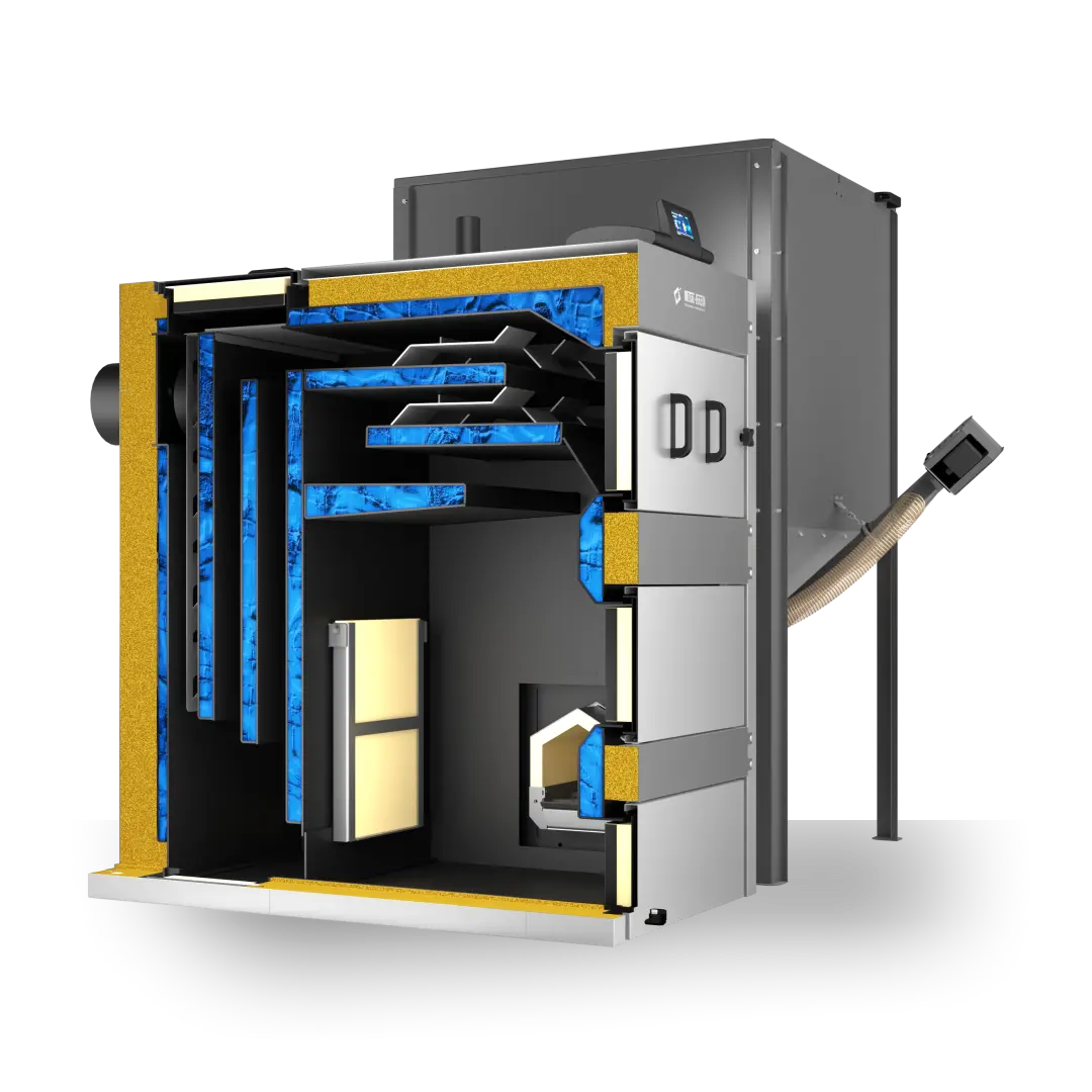 SEG PELLET 75 przekroj METAL FACH Technika Grzewcza