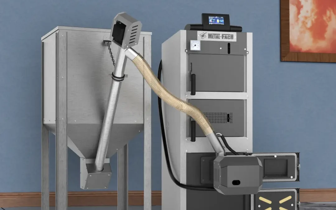 Kocioł SEMAX BASIC DUO 15–20 kW – frontowa wizualizacja METAL-FACH Technika Grzewcza