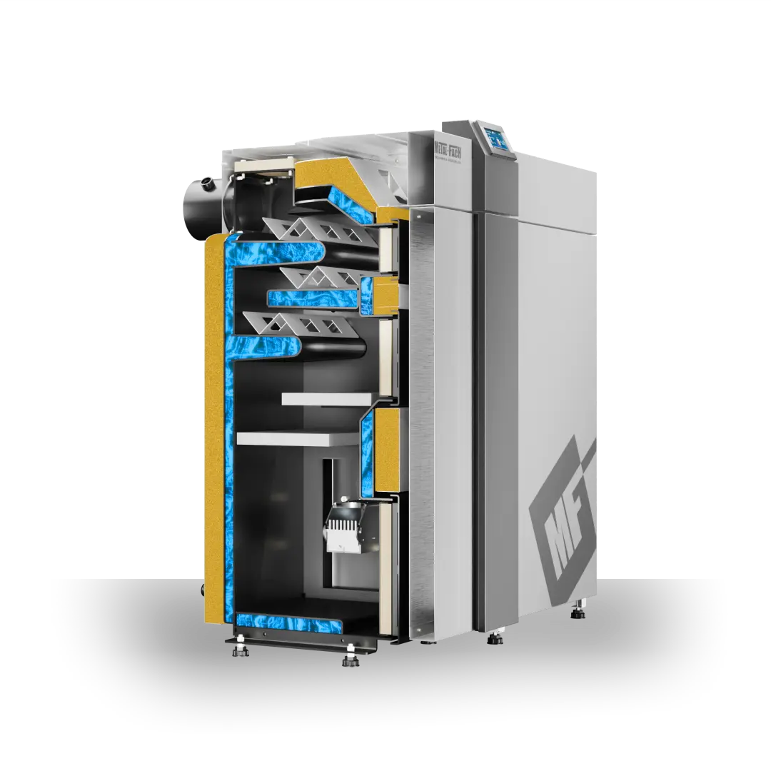 SMART PELLET WF PRO 16 20 przekroj DW METAL FACH Technika Grzewcza