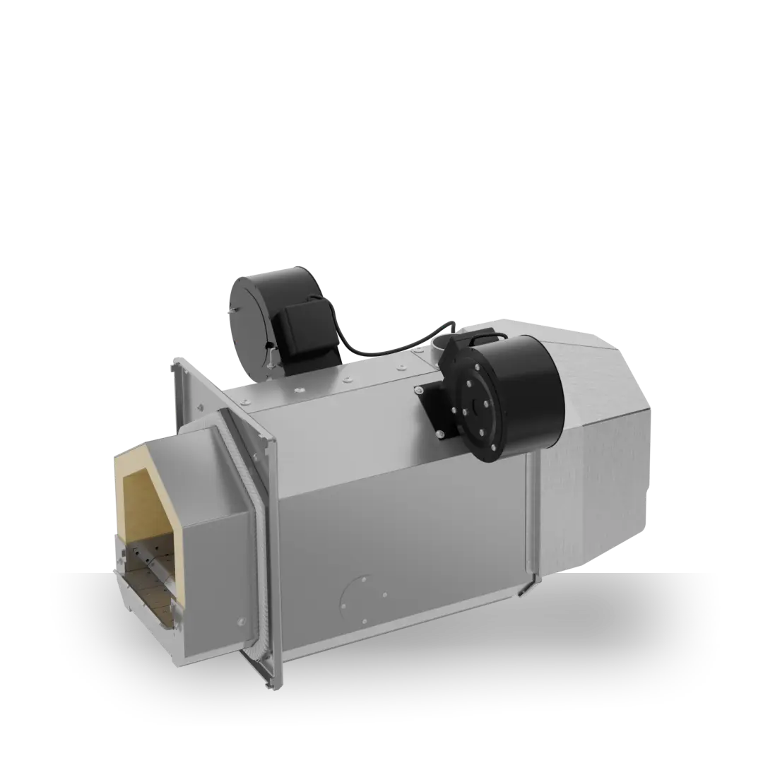 Palnik na pellet PPW 100–150 kW METAL-FACH Technika Grzewcza – widok zewnętrzny