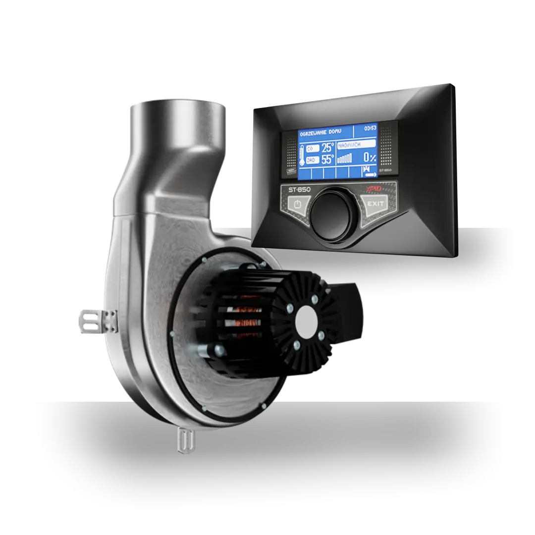 Zestaw wyciagowy ST880 PiD z wentylatorem wyciagowym Metal Fach Technika Grzewcza