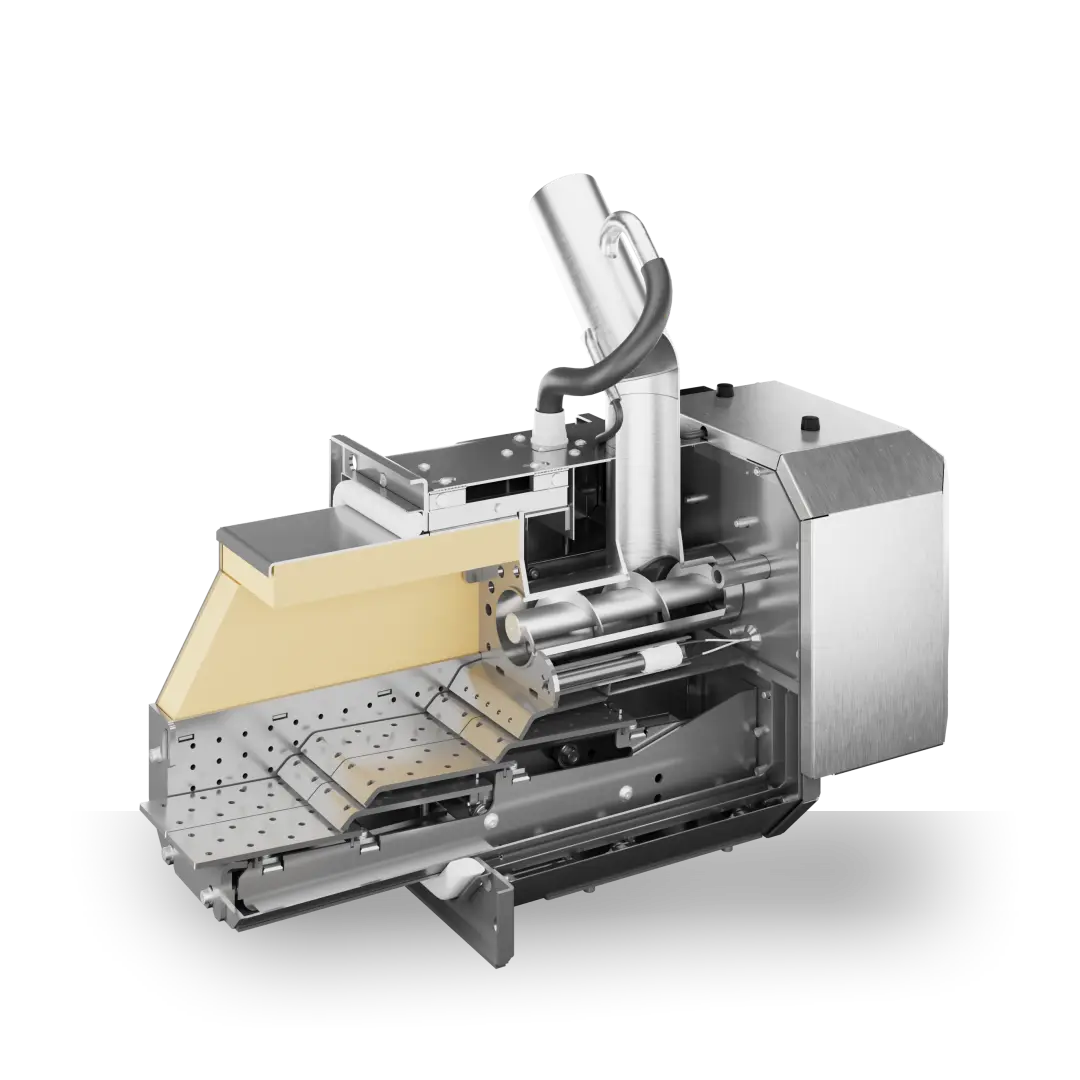 Palnik na pellet PPW przekroj Metal Fach Technika Grzewcza