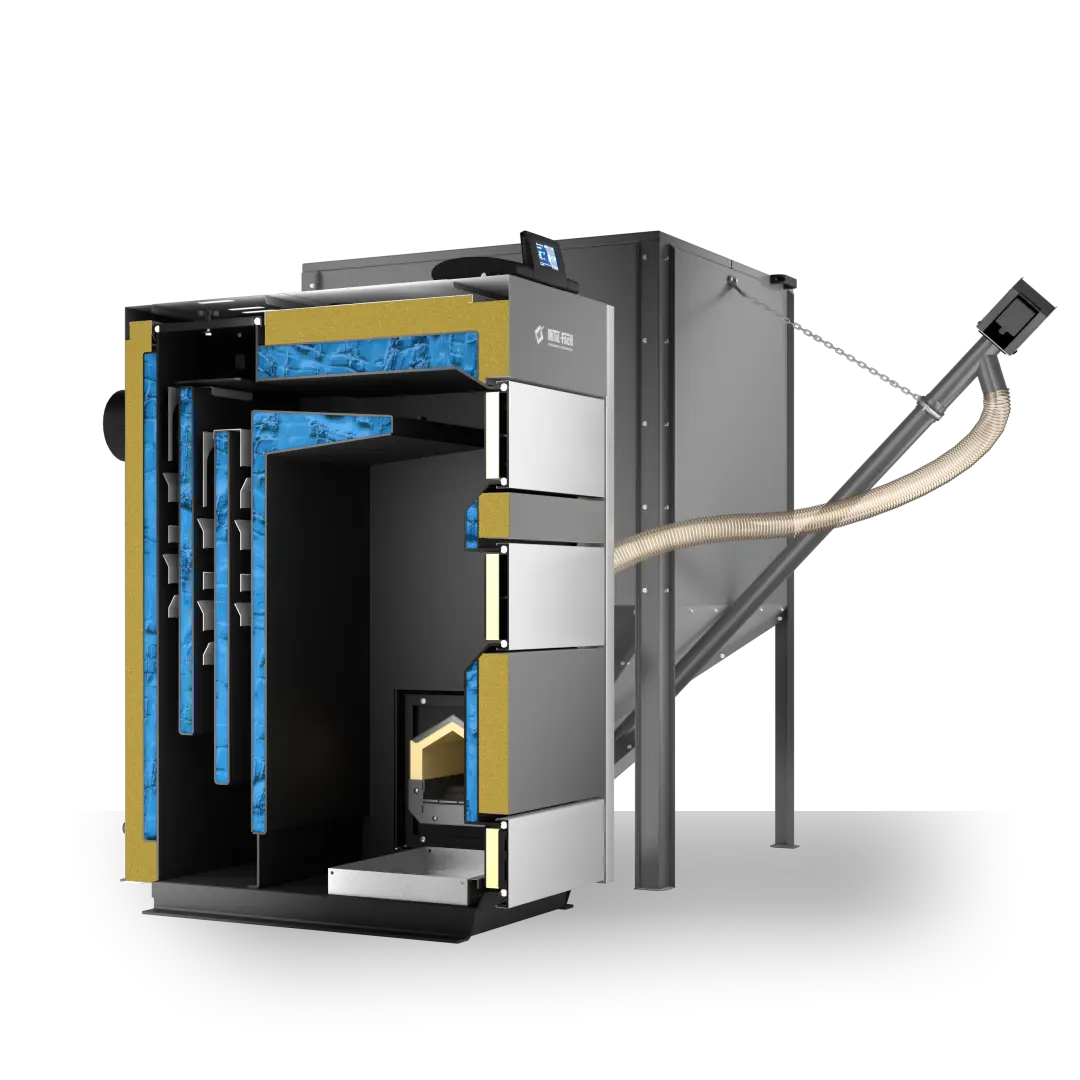 SEG PELLET 60 przekroj METAL FACH Technika Grzewcza