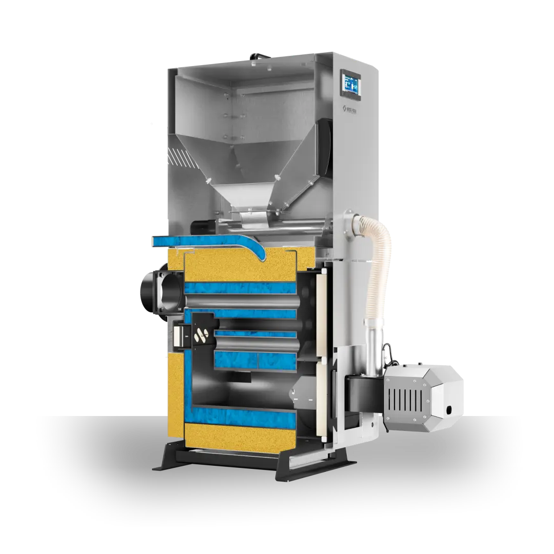 SLIM PELLET 10 20 przekroj METAL FACH Technika Grzewcza