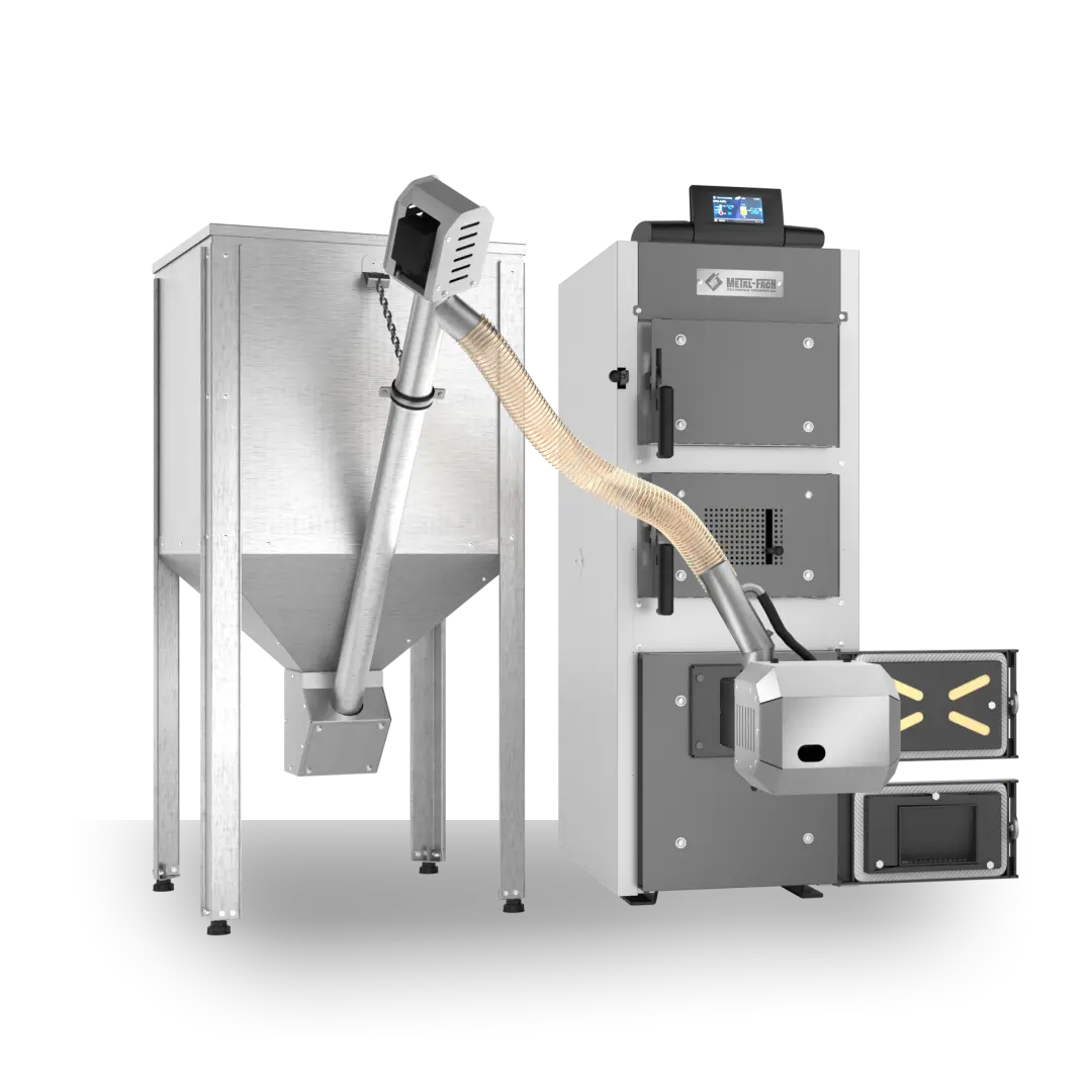 Kombinovaný kotel METAL-FACH SEMAX BASIC DUO na dřevo a pelety