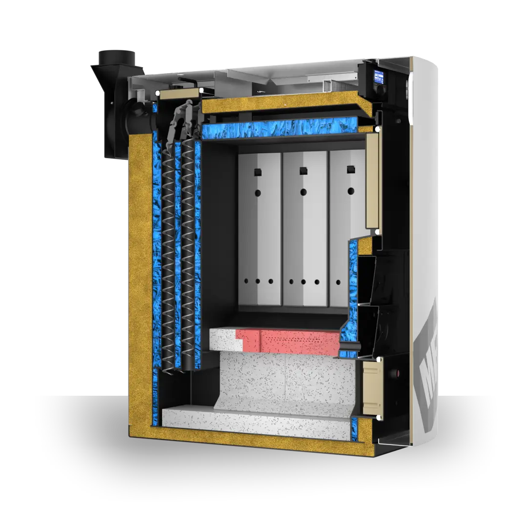 HOLZ FLAME MAX przekroj – METAL FACH Technika Grzewcza 1